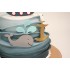 2 Tier Boat Birthday Cake