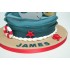 2 Tier Boat Birthday Cake