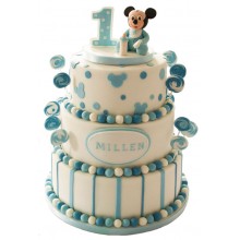 Mouse 1st Birthday Cake