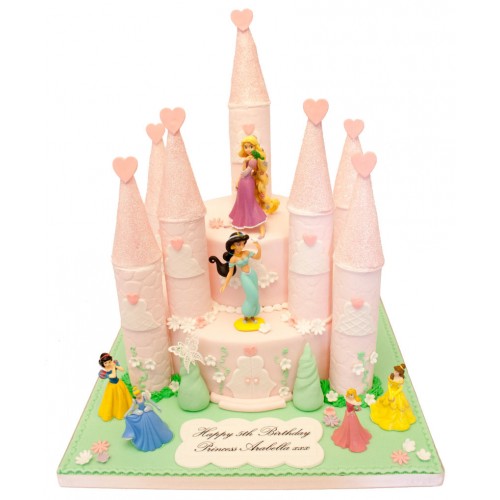 Princesses Castle Birthday Cake