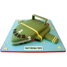 Thunderbird 2 Birthday Cake