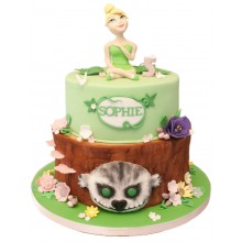 Tinkerbell Neverbeast Birthday Cake