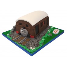 Toby Tram Engine Birthday Cake