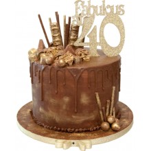 Chocolate Drip Birthday Cake