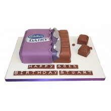 Dairy Milk Bar Birthday Cake