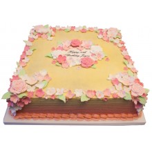 Flower Buttercream Birthday Cake
