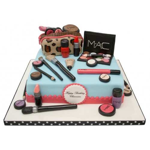 Mac Makeup Birthday Cake