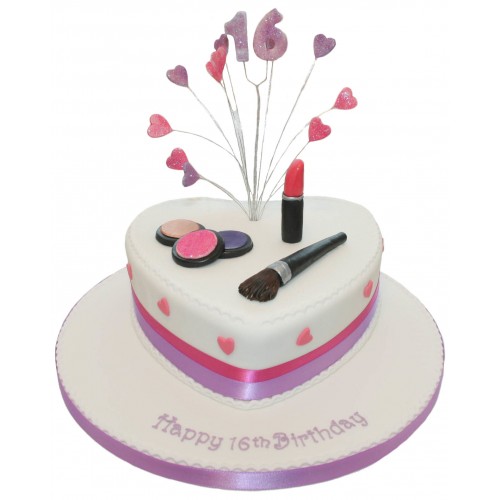 Make up 16th Birthday Cake