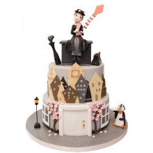 Mary Poppins Birthday Cake