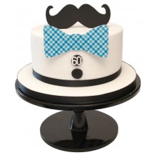 Moustache Birthday Cake