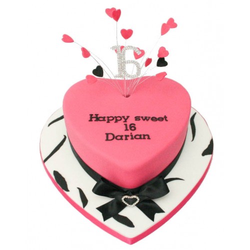 Sweet 16 Birthday Cake