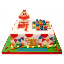 Candy Crush Birthday Cake