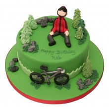 Cycling 40th Birthday Cake