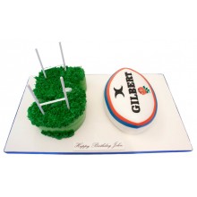 Gilbert Rugby Numbers Cake