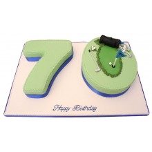 Golf 70 Birthday Cake