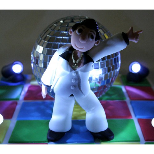 Night Fever Birthday Cake