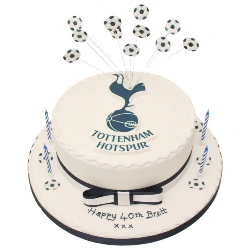 Tottenham Football Birthday Cake