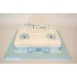 ABC 123 Train Christening Cake