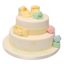Baby Good Luck Cake