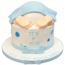 Boy Baby Shower Cake