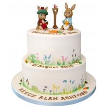 Peter Rabbit Christening Cake