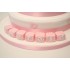 Rattle and Blocks Two Tier Christening Cake