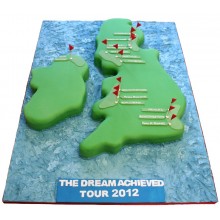 UK Map Cake
