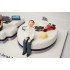 40th Numbers Dual Birthday Cake