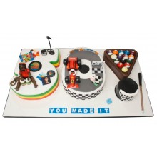 50th Birthday Numbers Cake