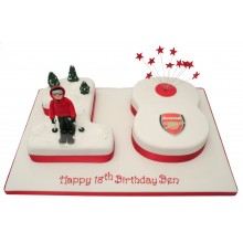 Arsenal 18 Numbers Cake