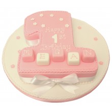 Birthday Blocks 1 Numbers Cake