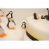 Skier Penguins 30 Numbers Cake
