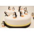 Skier Penguins 30 Numbers Cake