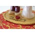 Gold Scroll Wedding Cake