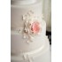 Pink Rose 5 Tier Wedding Cake